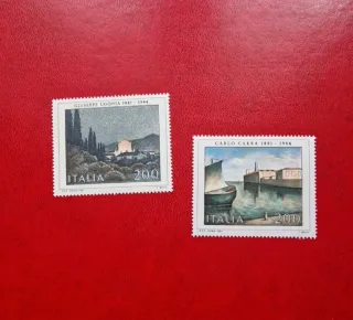 Set 2 Francobolli Repubblica Italiana