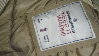 Abrigo Springfield Talla M-L Beige