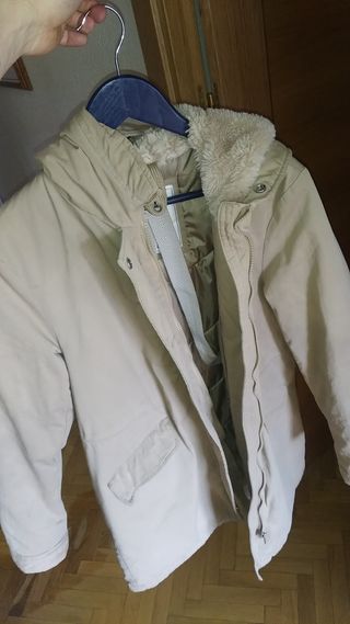 Abrigo Springfield Talla M-L Beige