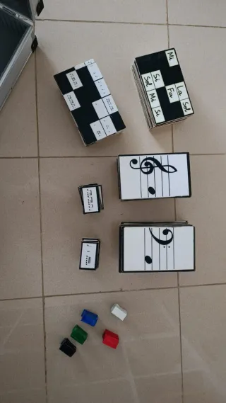 Material didáctico musical de madera
