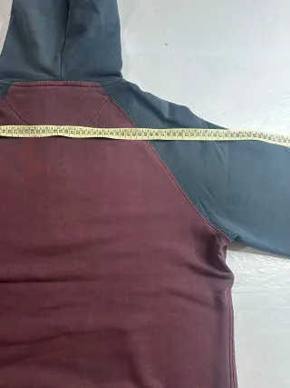 Felpa Nike mezza zip bordeaux/blu taglia M