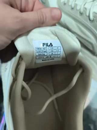 Zapatillas Fila Beige