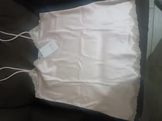 Baby doll in seta rosa, marca Ginevra