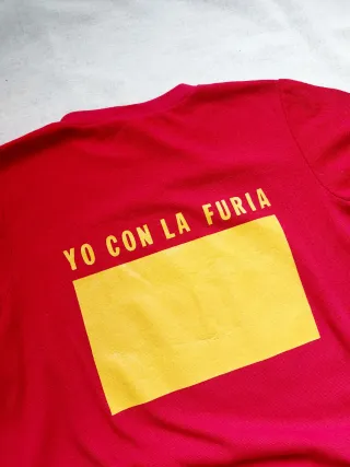 Camiseta Vintage España Fútbol Yo Con La Furia