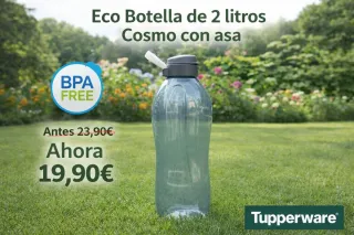 Botella de 2 l tupperware