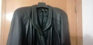 Chaquetón de cuero mujer