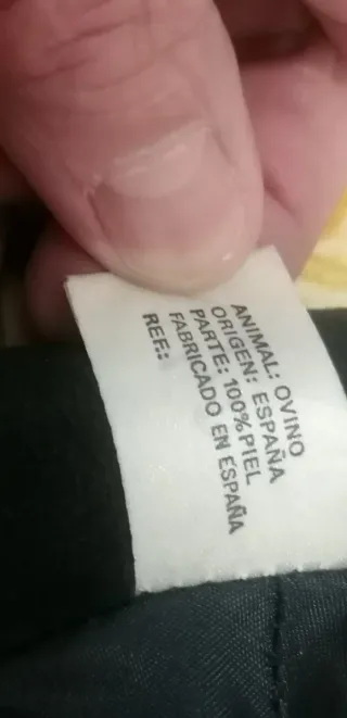 Chaquetón de cuero mujer