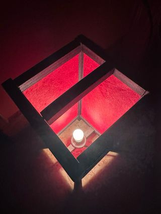 Lámpara japonesa dragón artesanal