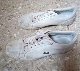 Zapatillas Lacoste Modelo Lerond 218 Beige