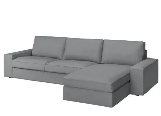 Sofá modular gris Ikea KIVIK