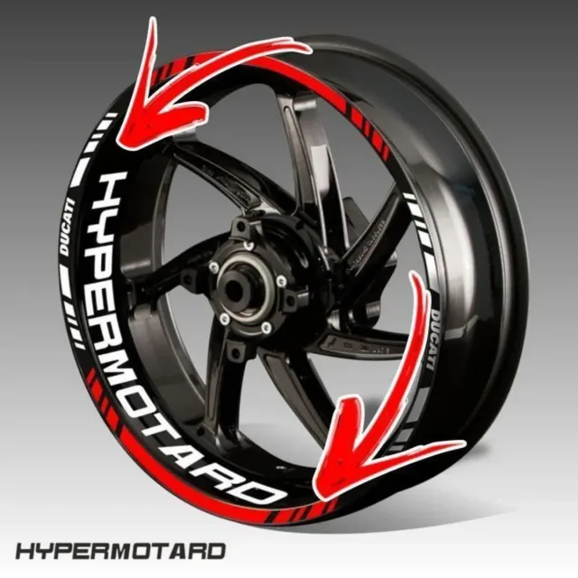 Pegatinas interior Ducati hypermotard