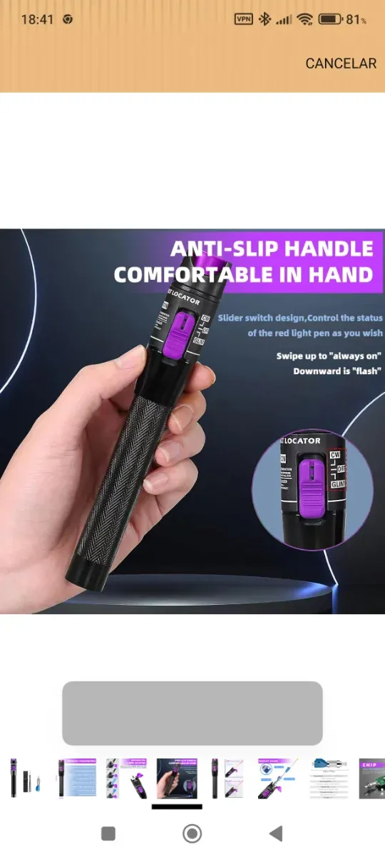 Comprobador Fibra Óptica Nuevo