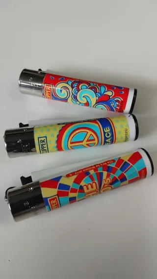 3 accendini Clipper ricaricabili