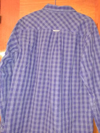 Camisa Tommy Hilfiger cuadros azul Talla XL