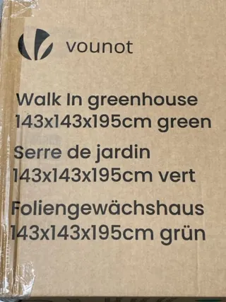 Invernadero Jardín 143x143x195 cm