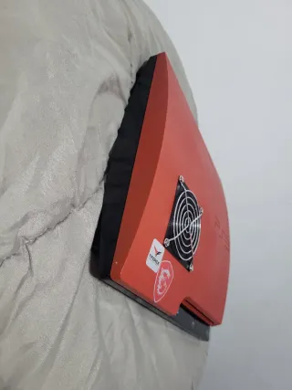 Carcasa PS3 CECH 2004A Negra y Roja