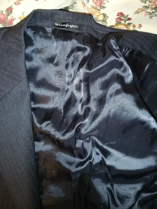 Traje Emidio Tucci Gris Rayas