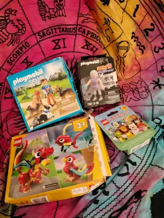 Lotto Playmobil e Lego: Naruto, City Life, Minifig