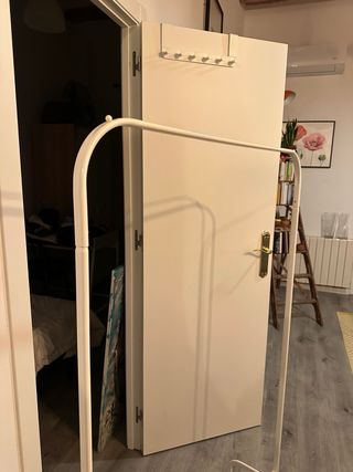 Burra perchero blanco