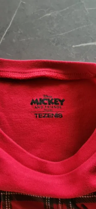 Pigiama rosso Mickey Mouse Natale