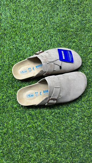 Zuecos Birkenstock Beige Talla 44