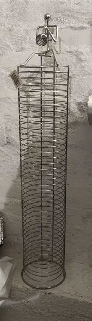 Porta CD Trombettista in metallo cromato
