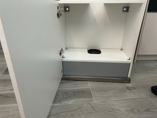 Cocina 3 módulos, campan teka integrada en armario