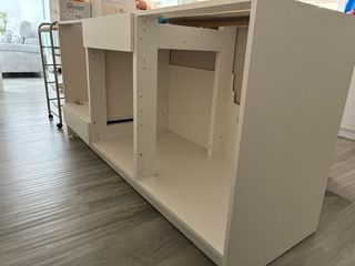 Cocina 3 módulos, campan teka integrada en armario