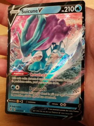 Carta Pokemon Suicune V 210 PS