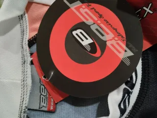 Camiseta DH/Enduro BEST Negra Roja Blanca