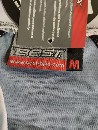 Camiseta DH/Enduro BEST Negra Roja Blanca