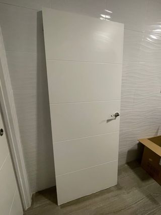 Puerta interior lacada blanco