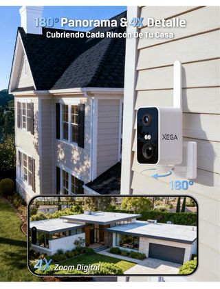 Cámara Vigilancia Xega 4G LTE Portátil