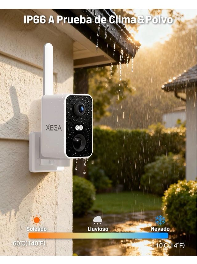 Cámara Vigilancia Xega 4G LTE Portátil