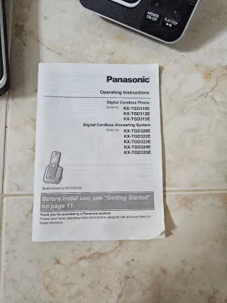 4 Teléfonos Inalámbricos Panasonic