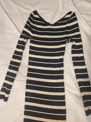 Vestido largo y ajustado de H&M, talla M