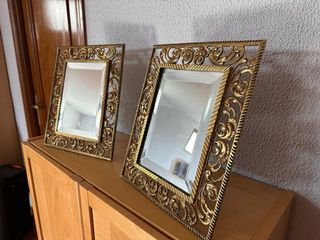 Pareja Espejos Bronce/Latón