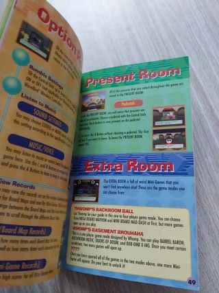 MANUAL + CARATULAS MARIO PARTY 4 NINTENDO GAMECUBE