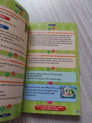 MANUAL + CARATULAS MARIO PARTY 4 NINTENDO GAMECUBE