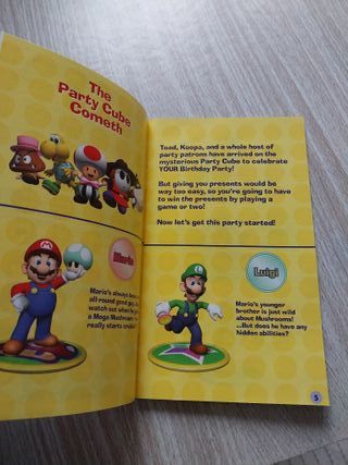 MANUAL + CARATULAS MARIO PARTY 4 NINTENDO GAMECUBE