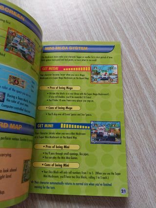 MANUAL + CARATULAS MARIO PARTY 4 NINTENDO GAMECUBE