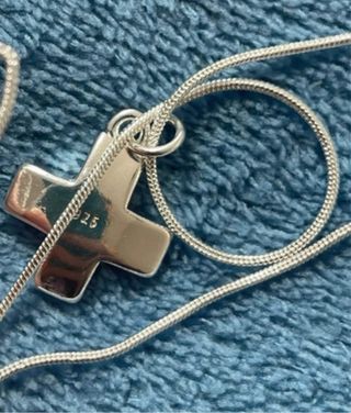 Colgante Cruz Plata 925