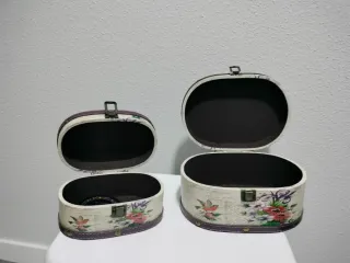 Cajas decorativas florales vintage