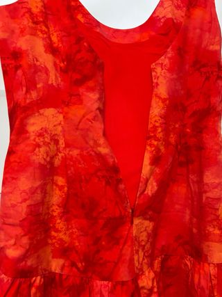 Vestido largo estampado talla S