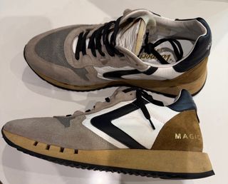 Val sport Sneakers Talla 44 Beige Blanco