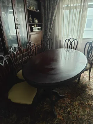 Mesa Comedor Vintage + 6 sillas