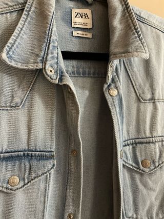 Camisa vaquera Zara Talla M