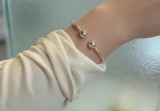 Pulsera plata 925 con bolas