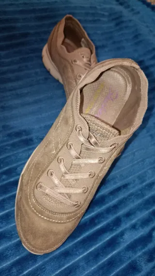 Zapatillas Skechers Mujer Talla 38 Beige