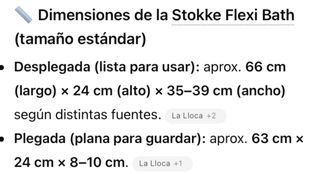 Bañera Bebé Plegable Stokke Flexi Bath